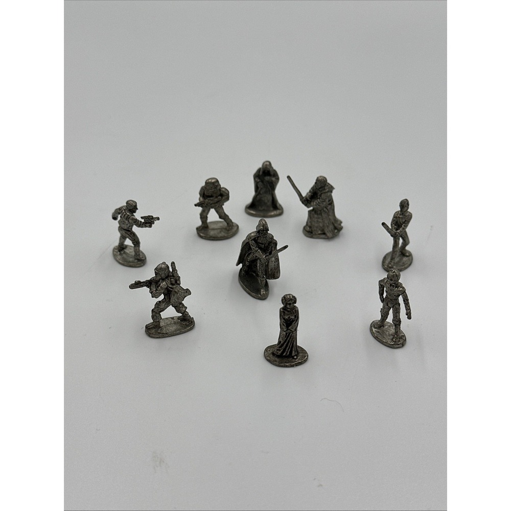 Star Wars Monopoly Classic Trilogy Edition 1997 Replacement Pewter Token Figures
